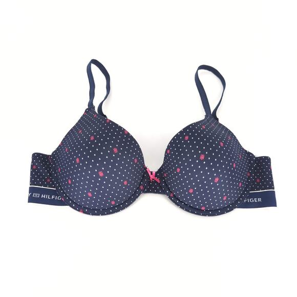 Tommy Hilfiger Dark Blue T-Shirt Bra With Light Lift - 36B - New without Tags - Picture 6 of 15